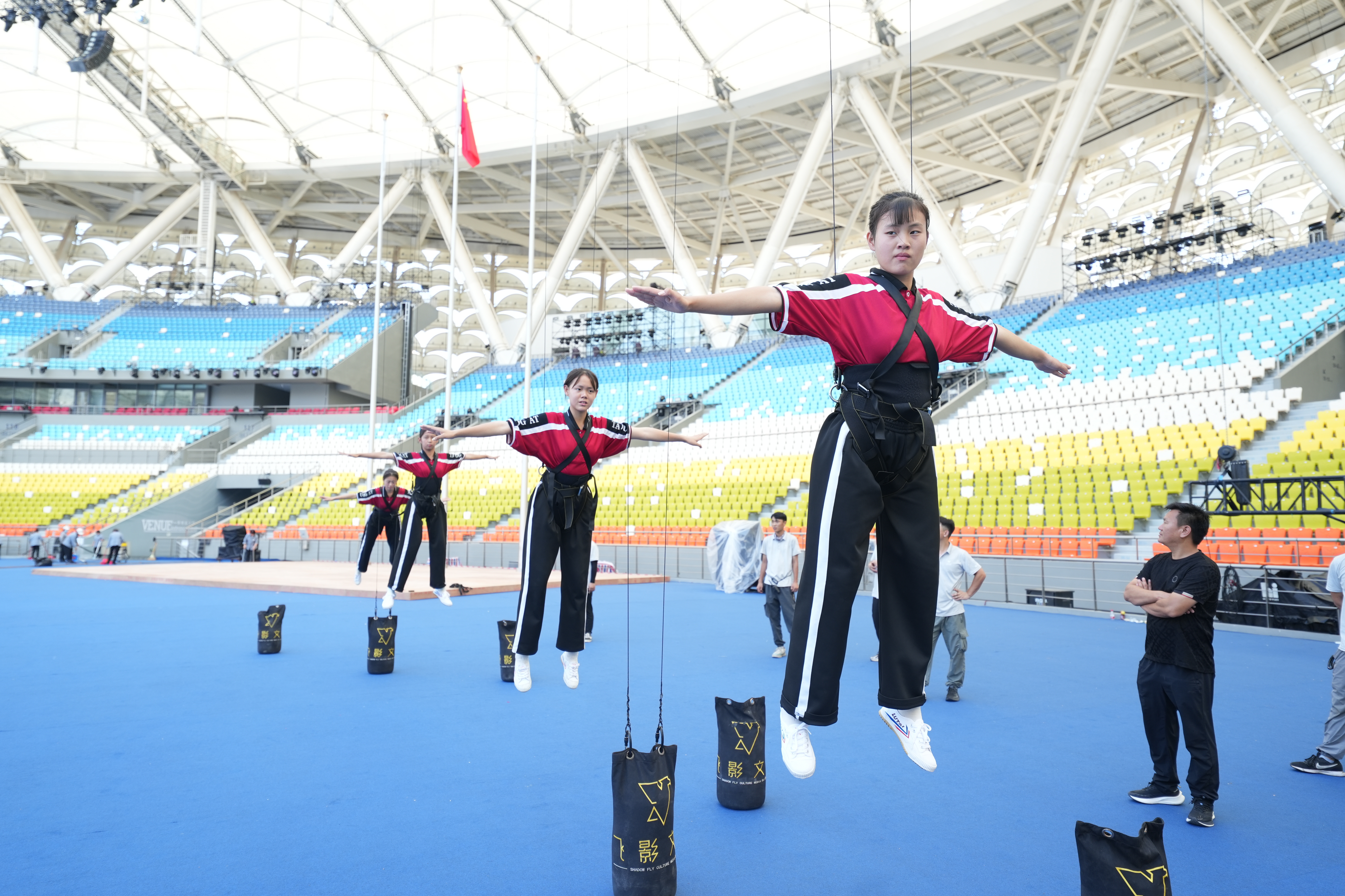 第十二届全国少数民族传统体育运动会 塔沟武校200名学员全力备战开幕式