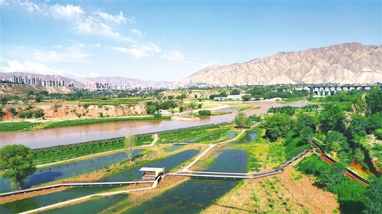 湟水河和大通河交汇处