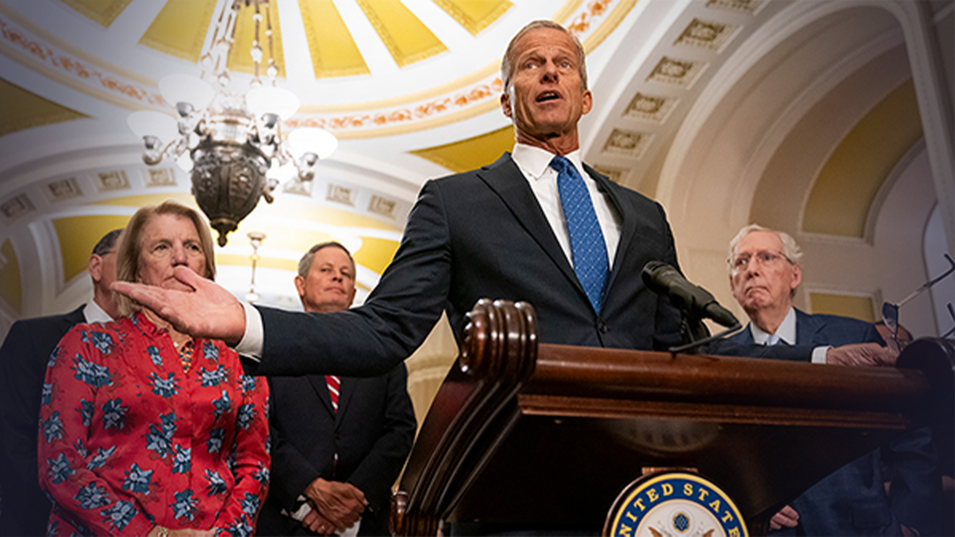 图恩当选美参议院共和党领袖，众议院议长约翰逊被提名继续留任
