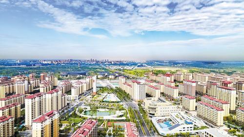 11月6日拍摄的雄安新区容东片区。本报记者 刘光昱摄