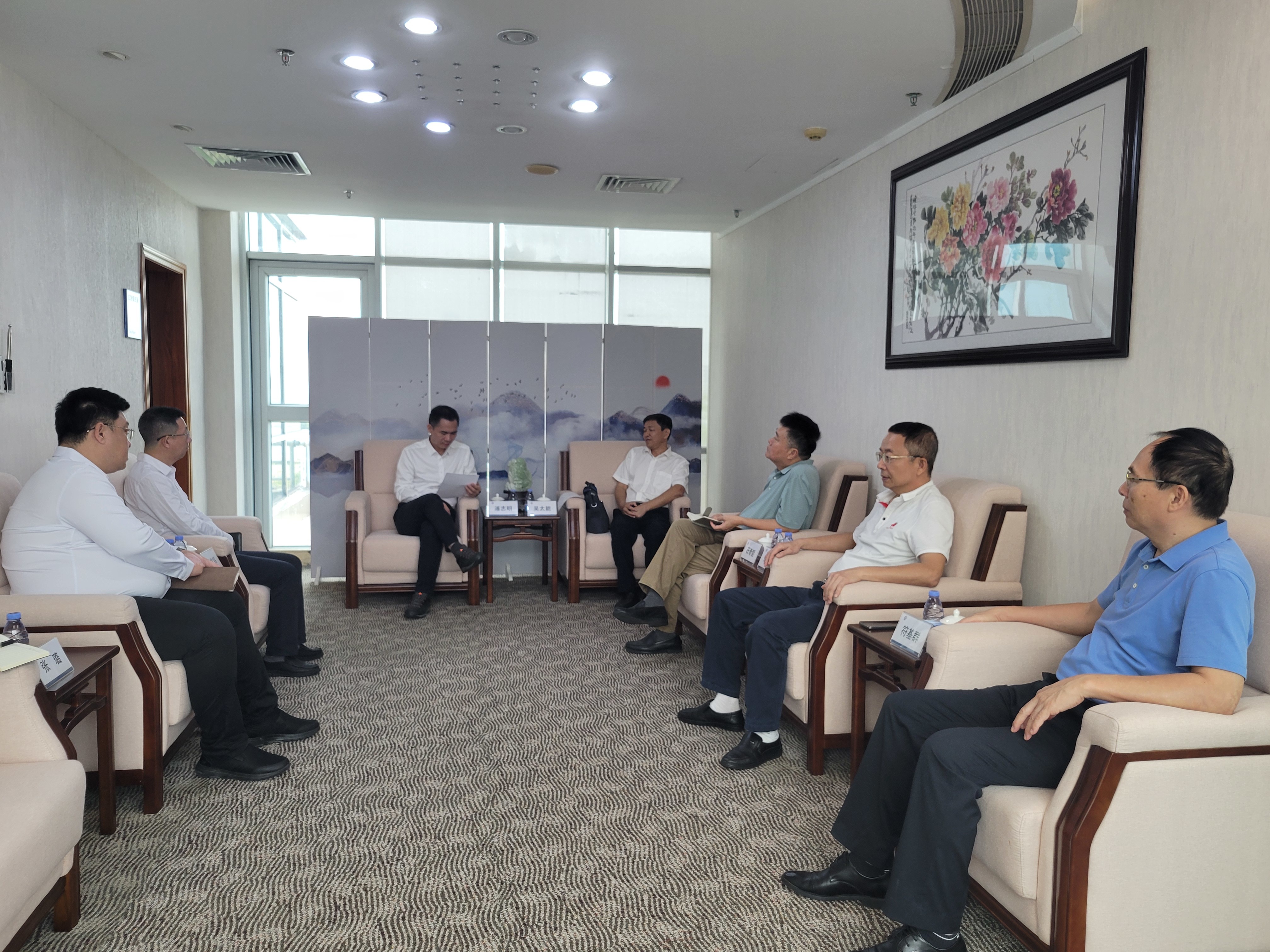 海南省能源协会走访气电集团海南分公司