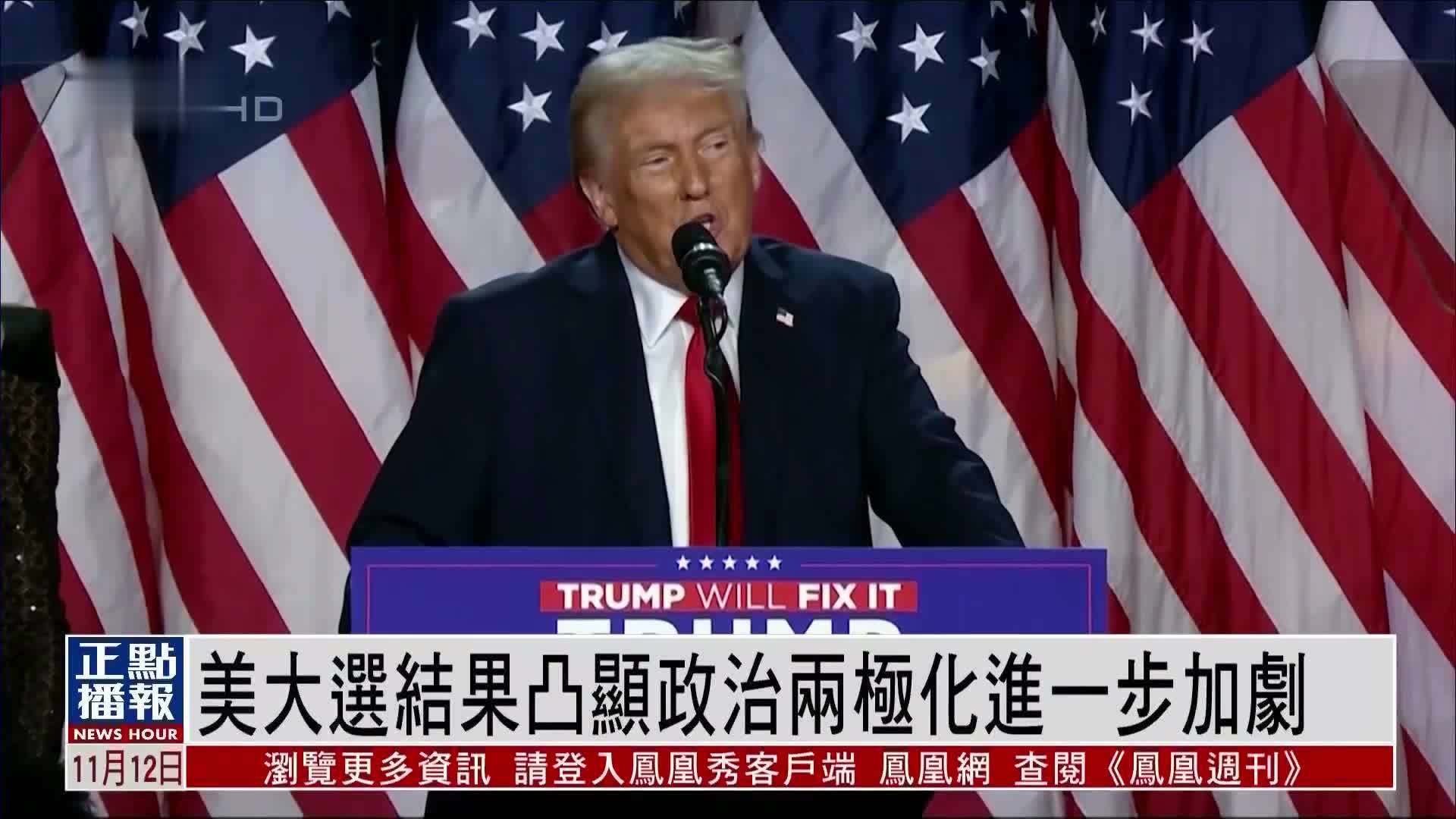 美国大选结果凸显政治两极化进一步加剧
