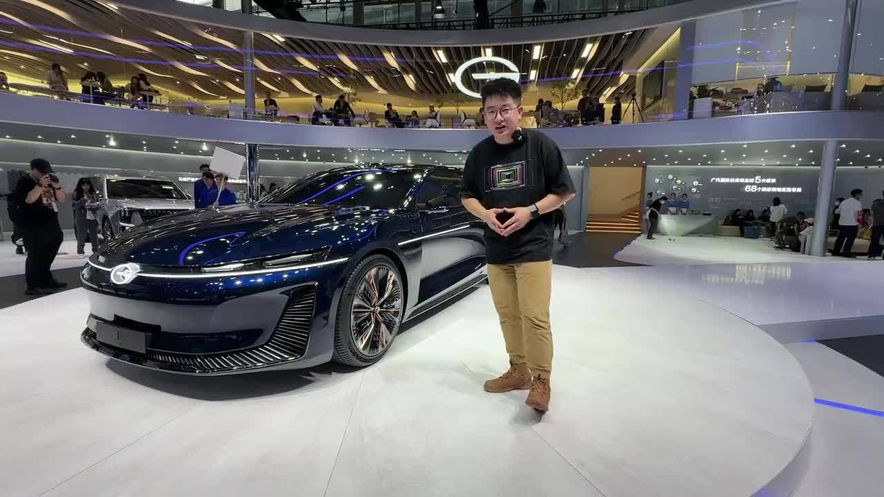 广州车展实拍概念车1Concept，传祺与华为的联手之作