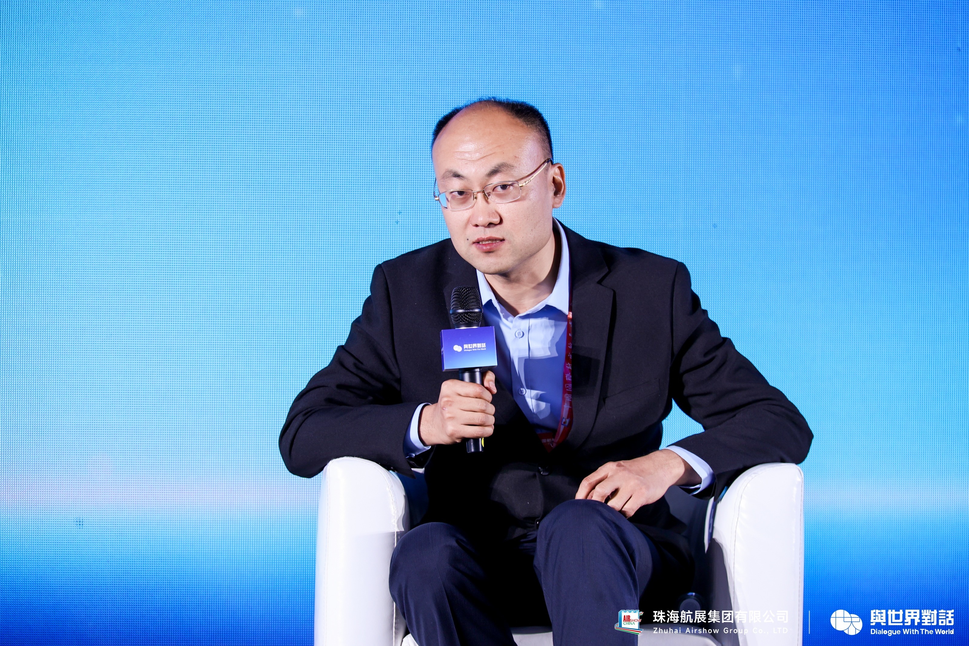 图为航天彩虹无人机股份有限公司总师 黄伟