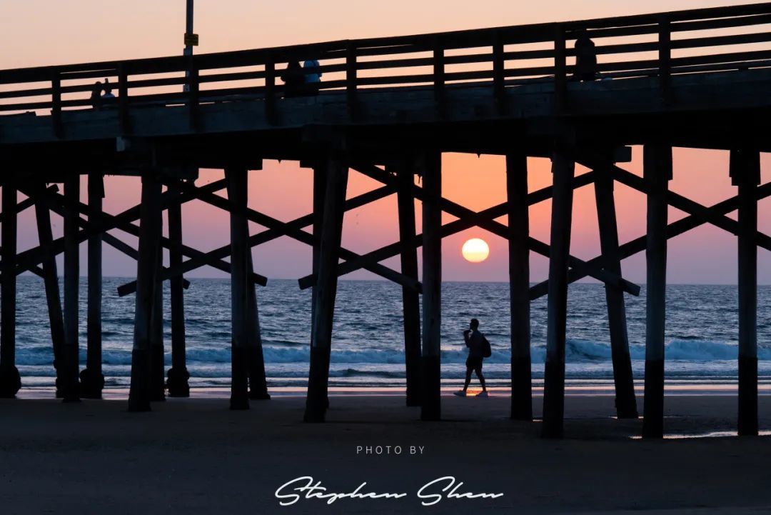 Newport Beach的落日