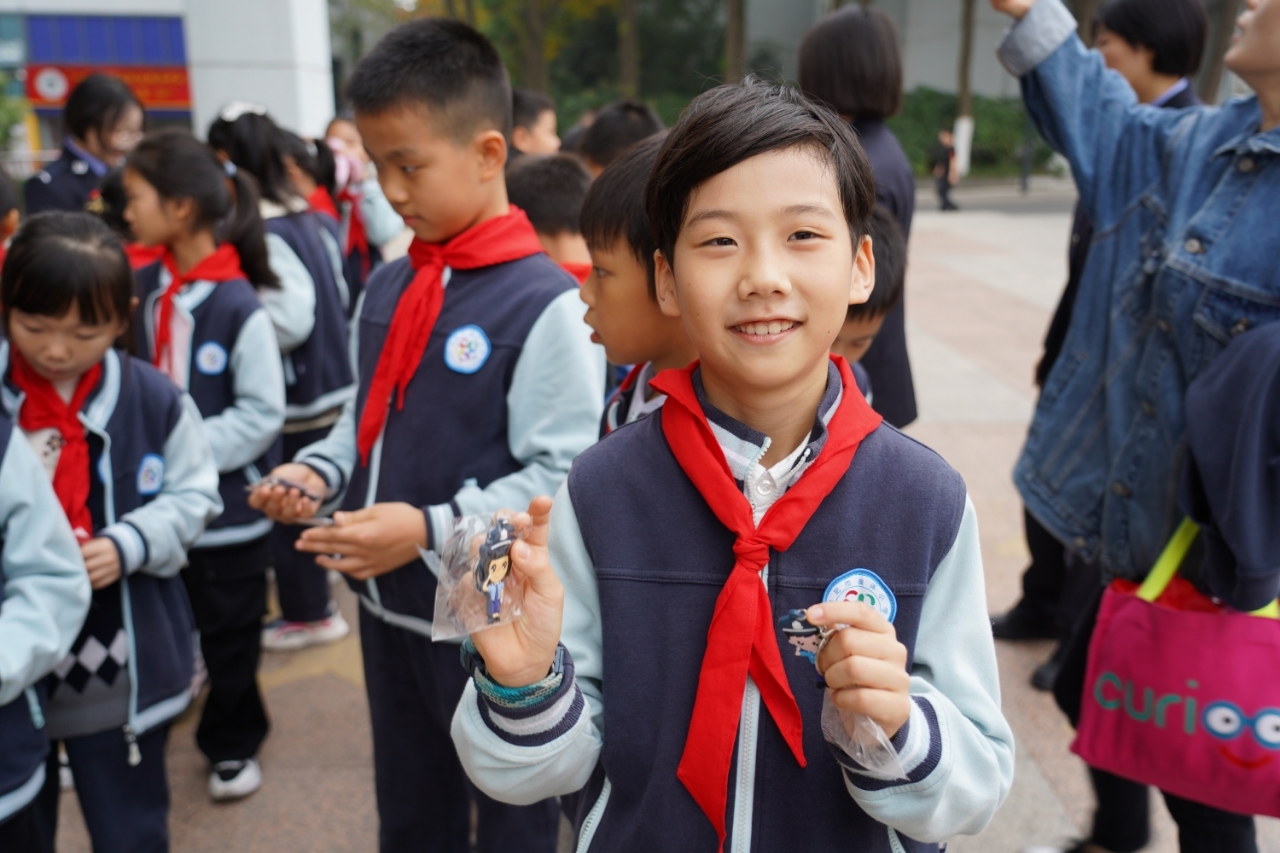 马克思主义学院邀请奥体小学师生参加校园开放日活动