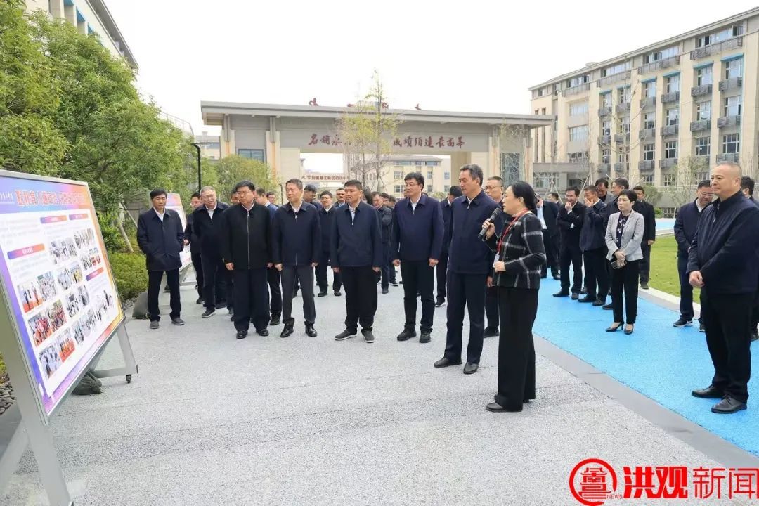 李红军高世文等南昌市四套班子领导巡看重点教育项目建设情况