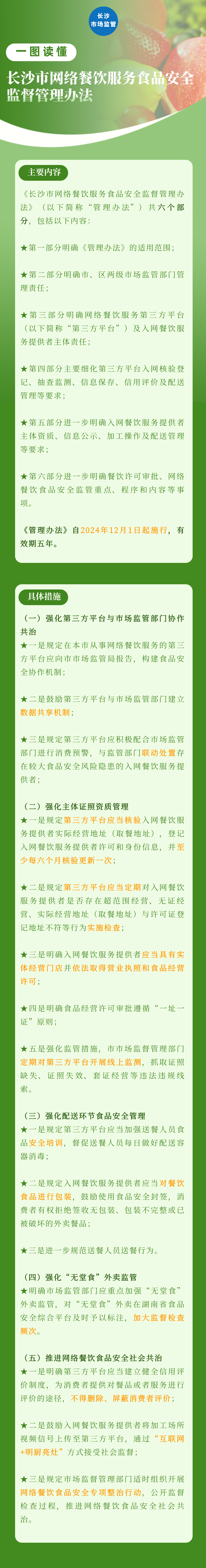 长沙发布网络餐饮新规！12月1日起施行