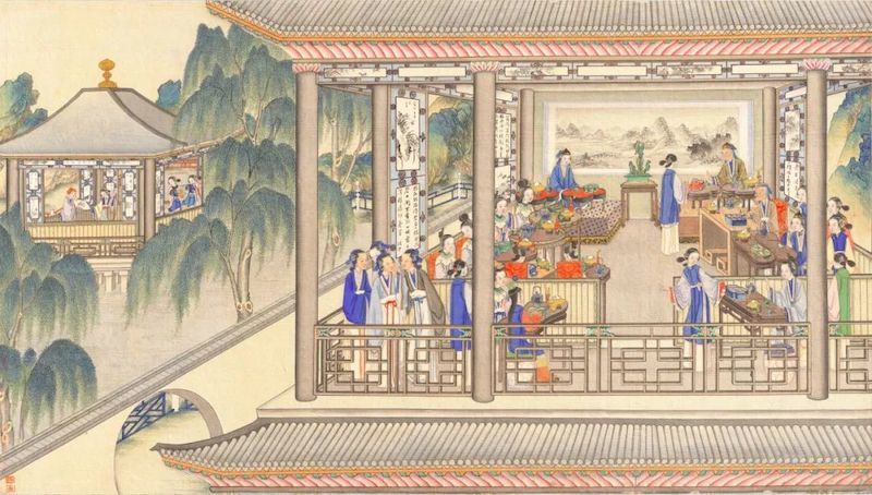 清孙温 红楼梦 第40回 王凤姐罢饭秋爽斋 金鸳鸯三宣牙牌令