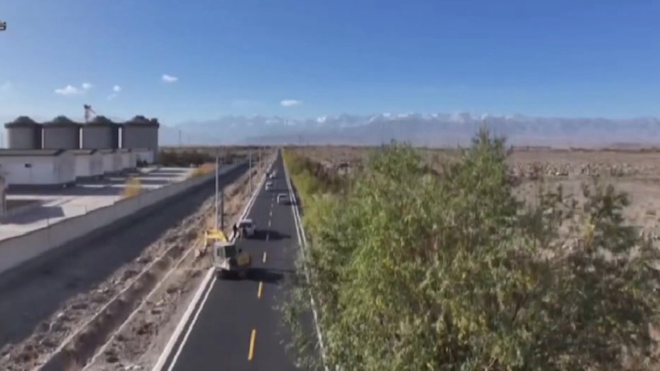 肃州农村道路建设“项”前冲　铺就幸福新“途”景