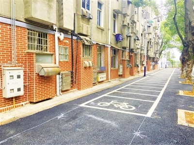 改造后的南齿社区和谐路生活区