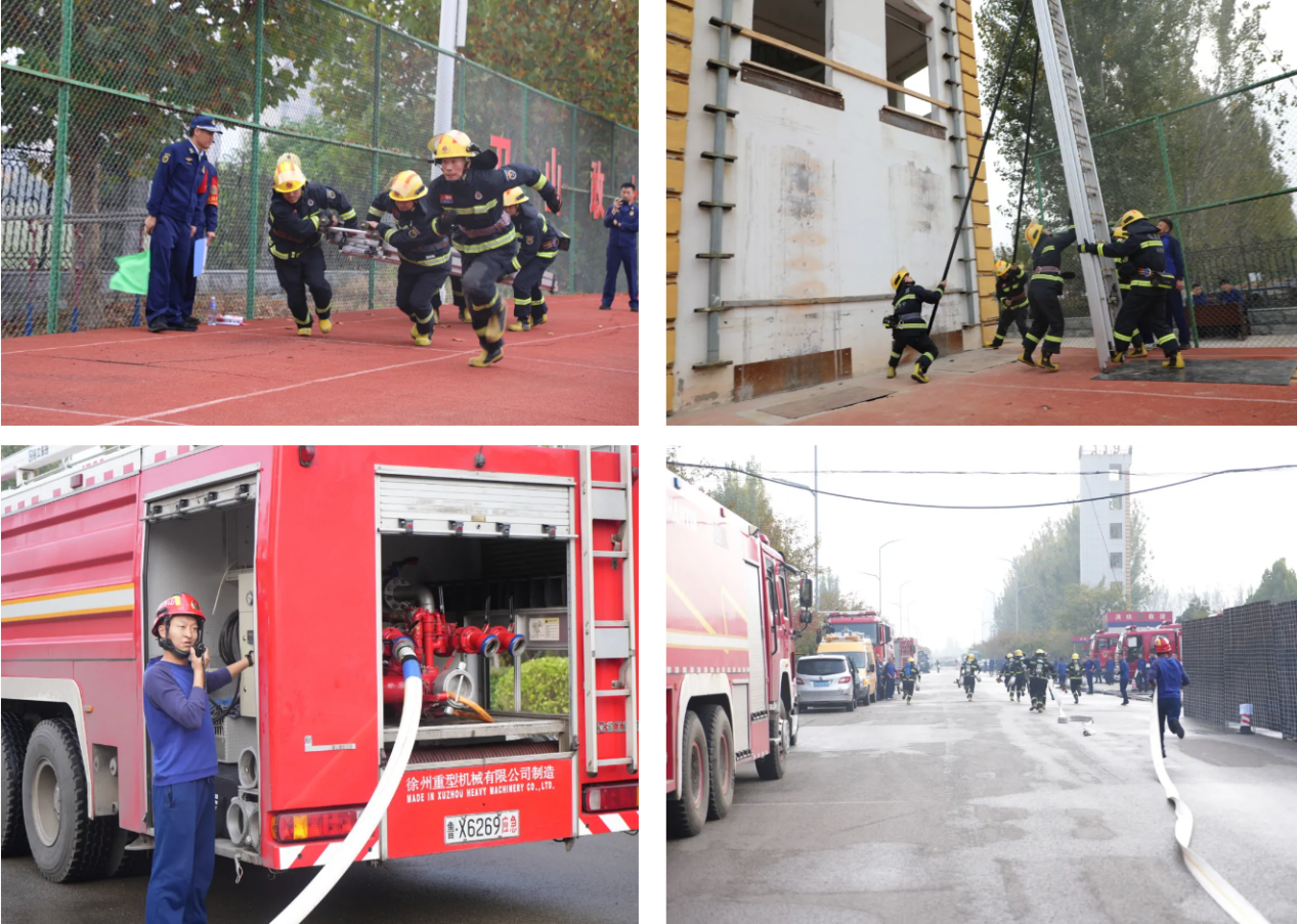 济宁市消防救援支队组织开展执勤岗位练兵实战化比武暨“技能状元”消防职业技能大赛