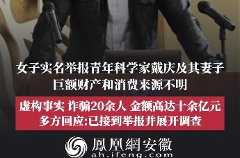 女子实名举报青年科学家戴庆夫妇，涉10亿巨额诈骗案件！多发回应