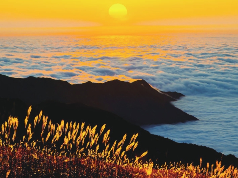 安福县武功山景区：日出云海美如画（图）