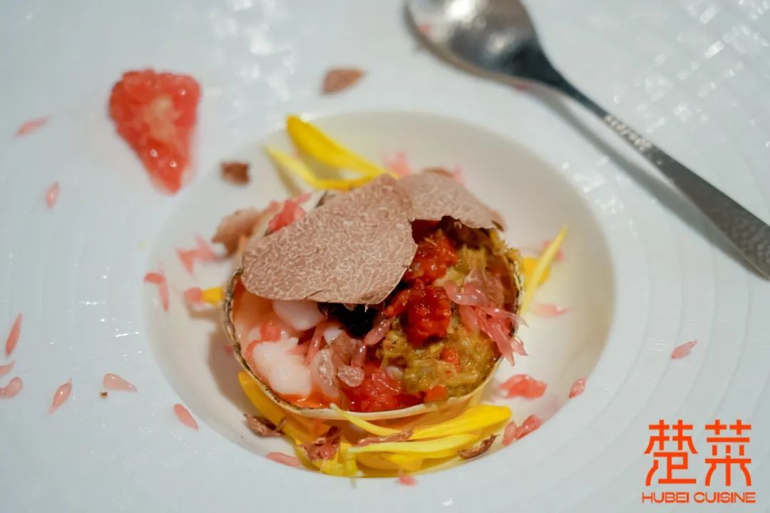 △白松露蟹粉手剥河虾仁