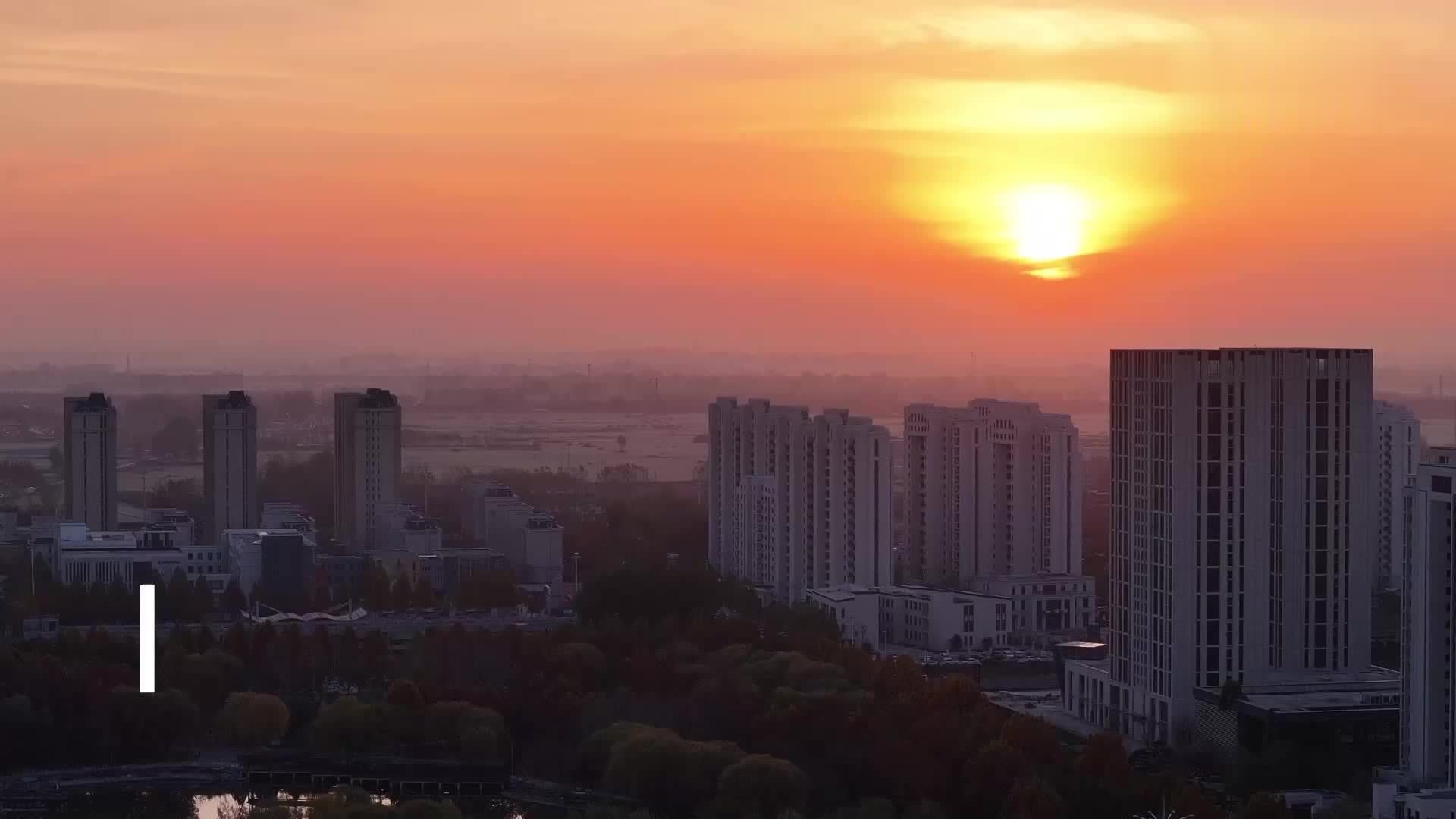 千城胜景｜河北徐水：初冬公园风景如画