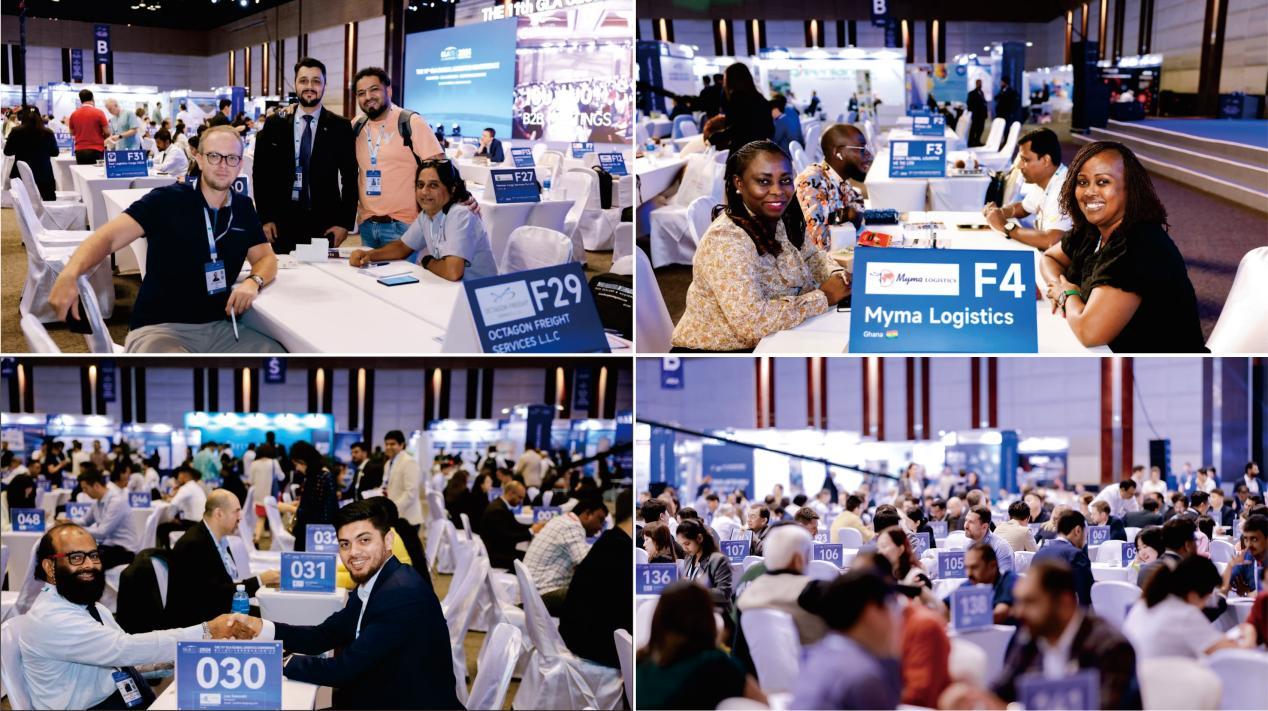 大会现场一对一交流