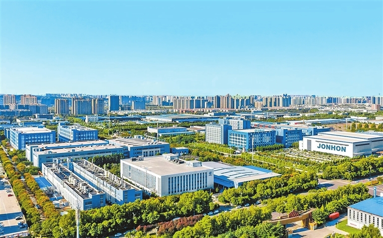 洛阳经济技术开发区新貌。