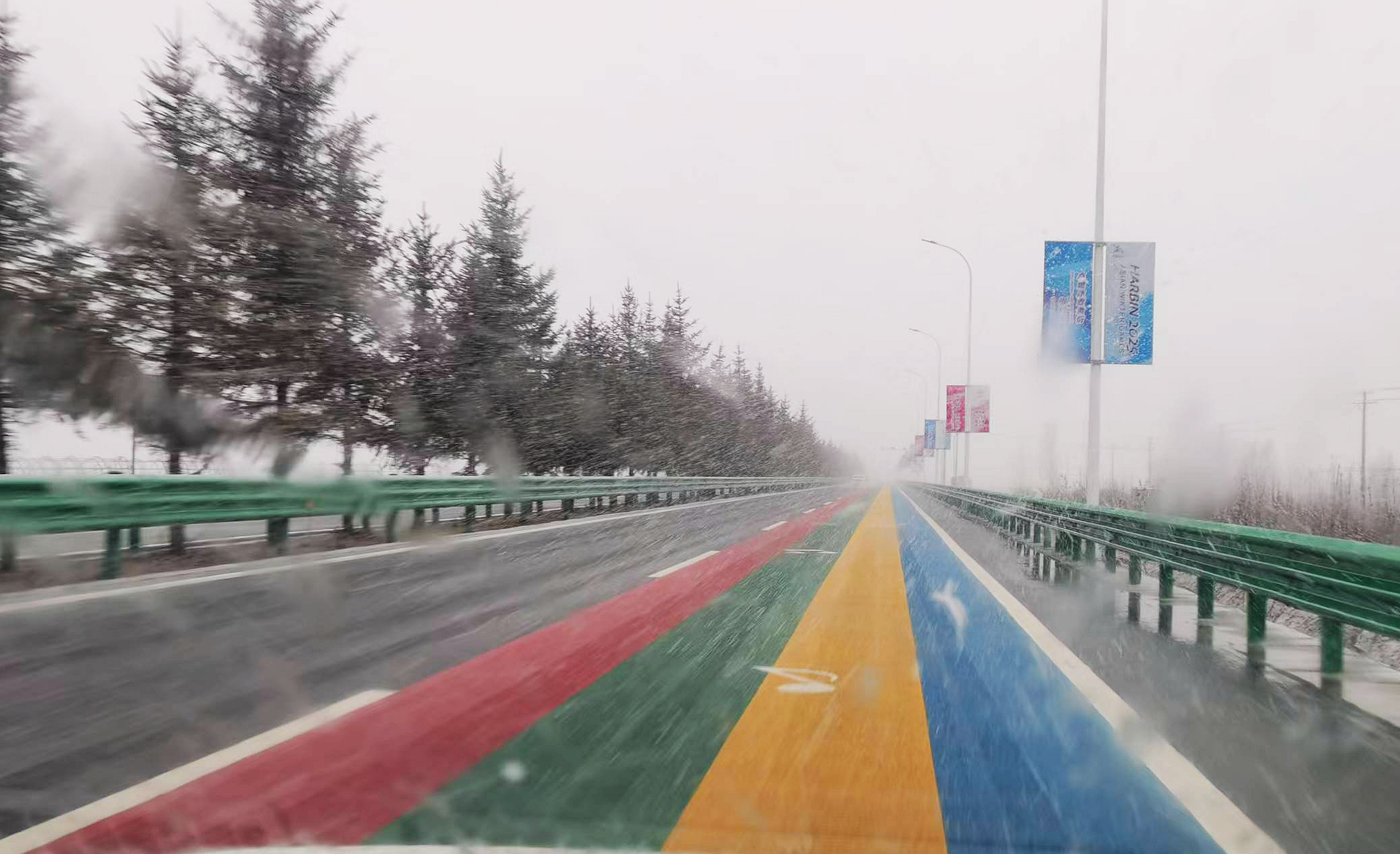 改造后的通站道路