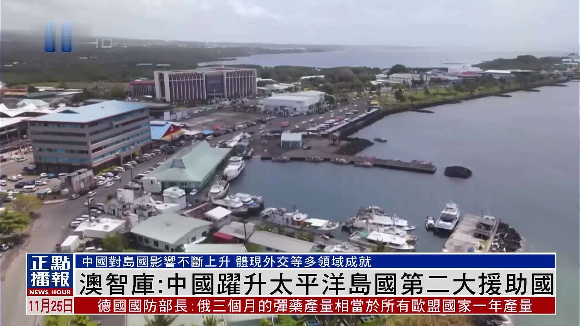 独家｜澳大利亚智库：中国跃升太平洋岛国第二大援助国