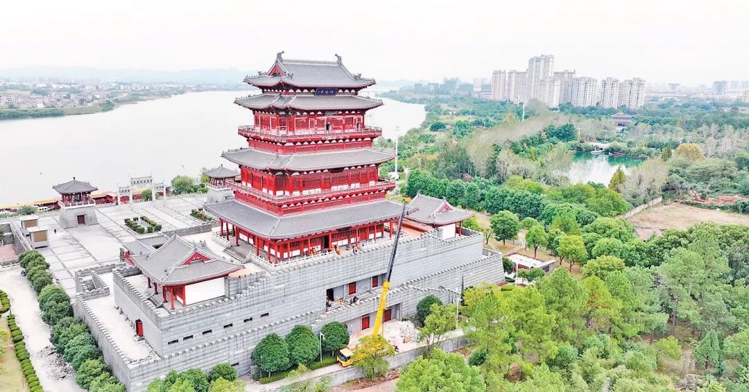 抚州文化新地标！拟岘台功能提升项目预计明年2月底前竣工并对外开放