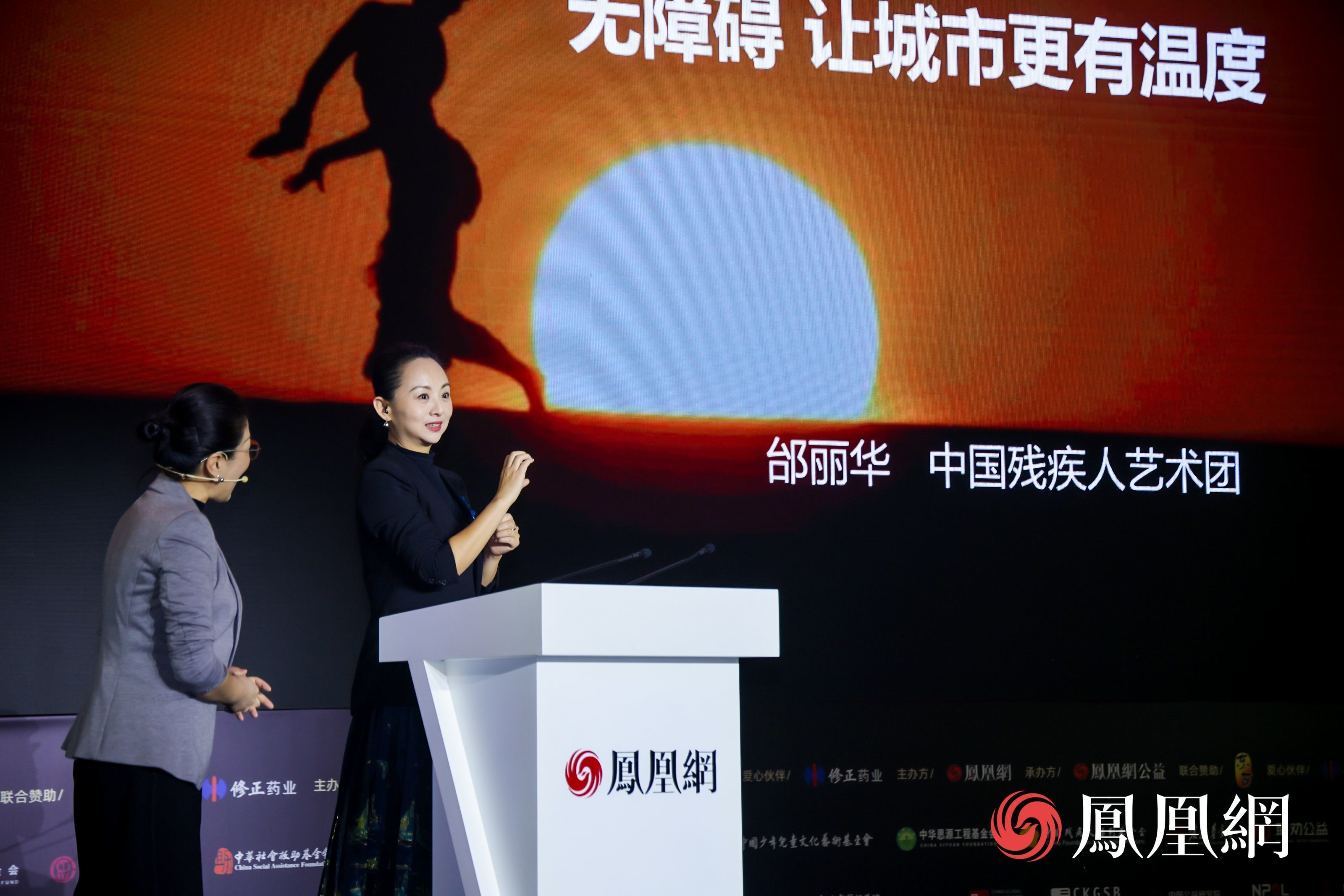 国家一级演员、中国残疾人艺术团团长邰丽华