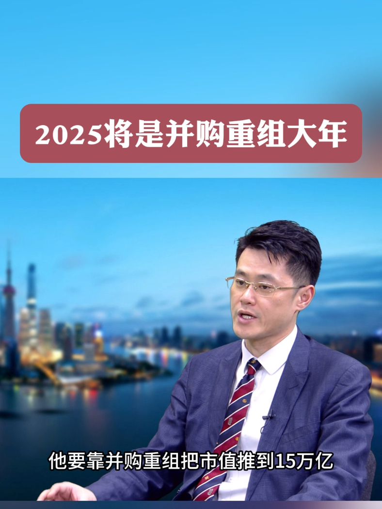 申万宏源理财研究首席分析师蒋亦凡：2025年将是并购重组大年 #财经 #投资 #并购重组 #上市公司