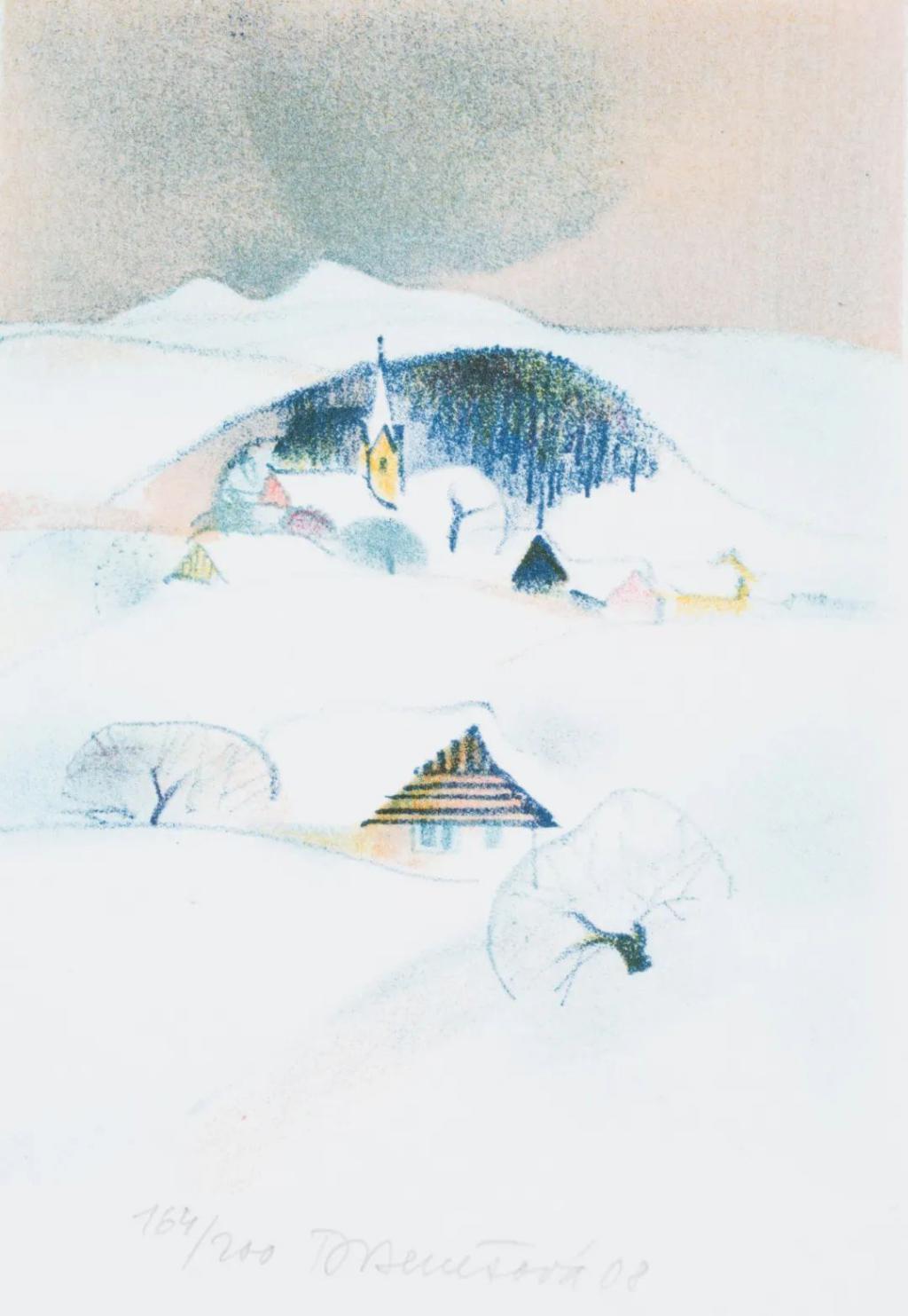 佚名 《抽象》 2008 版画