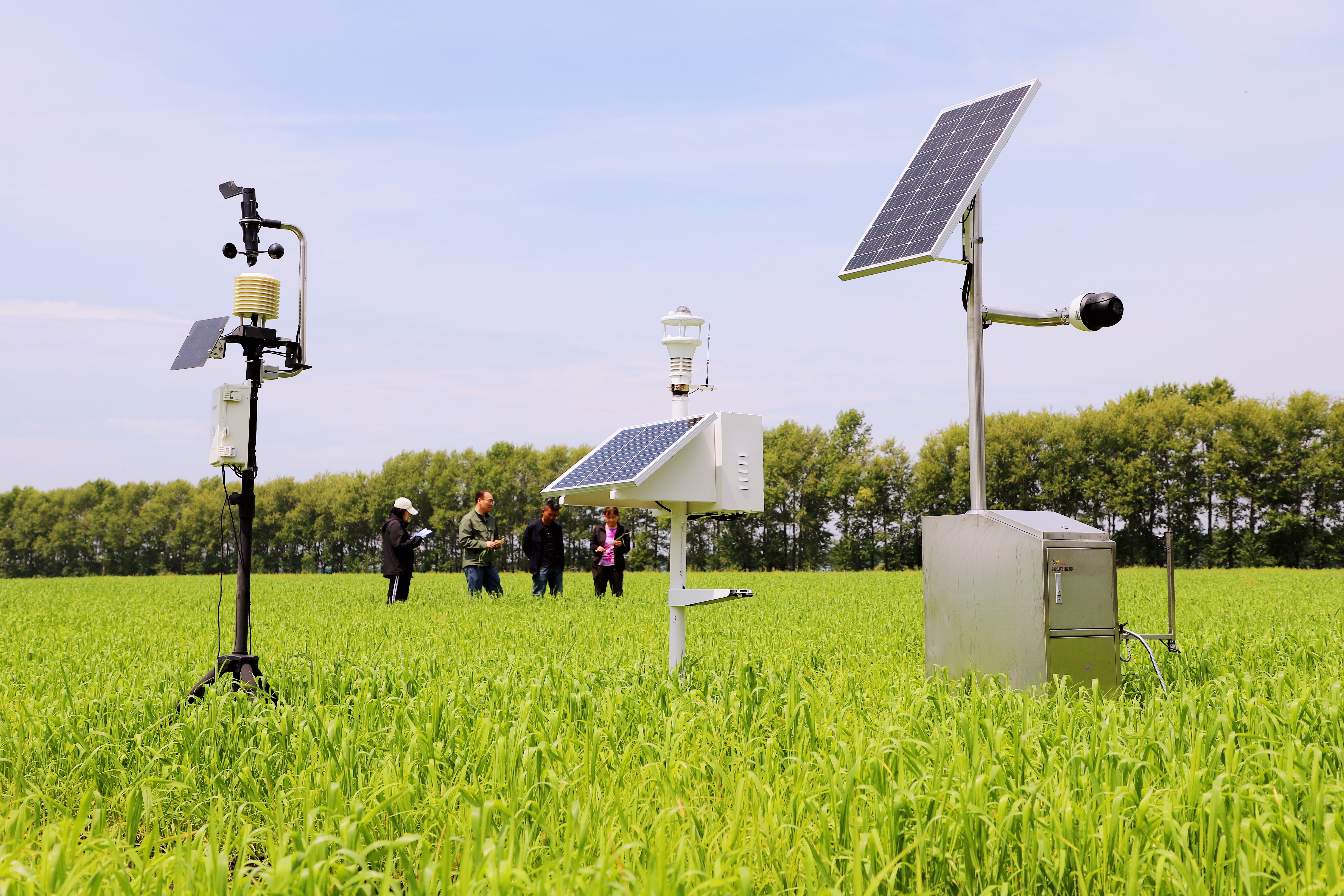 夏管期间，技术人员根据智能监测设备反映情况进行实地踏查