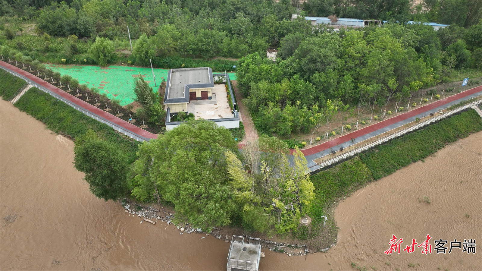 红古区湟水—大通河交汇段生态环境综合治理项目　（资料图·红古区融媒体中心供图）