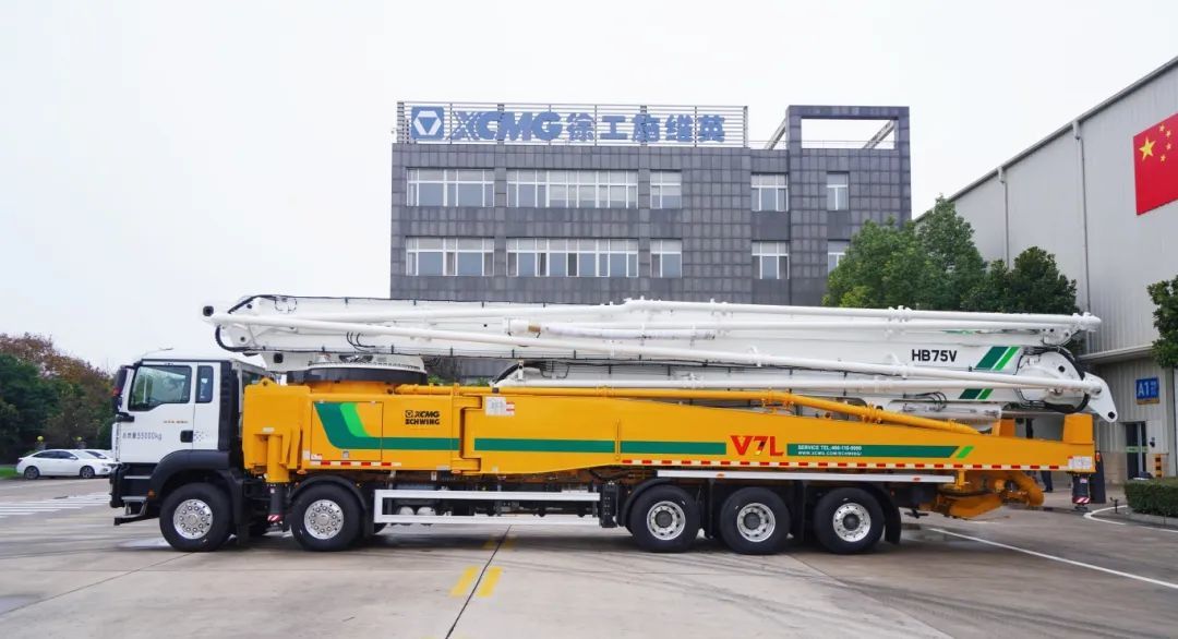 全球首台，新品发布！徐工75米泵车“大”有可为