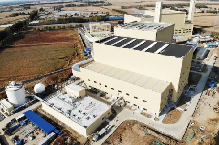 长春市恒建科为新能源发电有限公司俯瞰图。 赵猛佳 摄