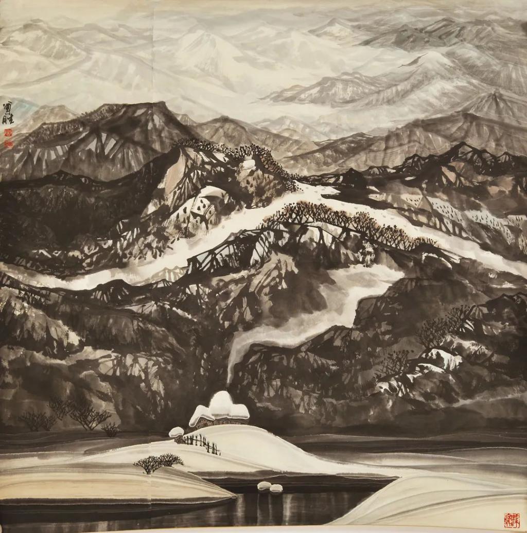 周尊胜 《魂系雪乡》 1993 中国画