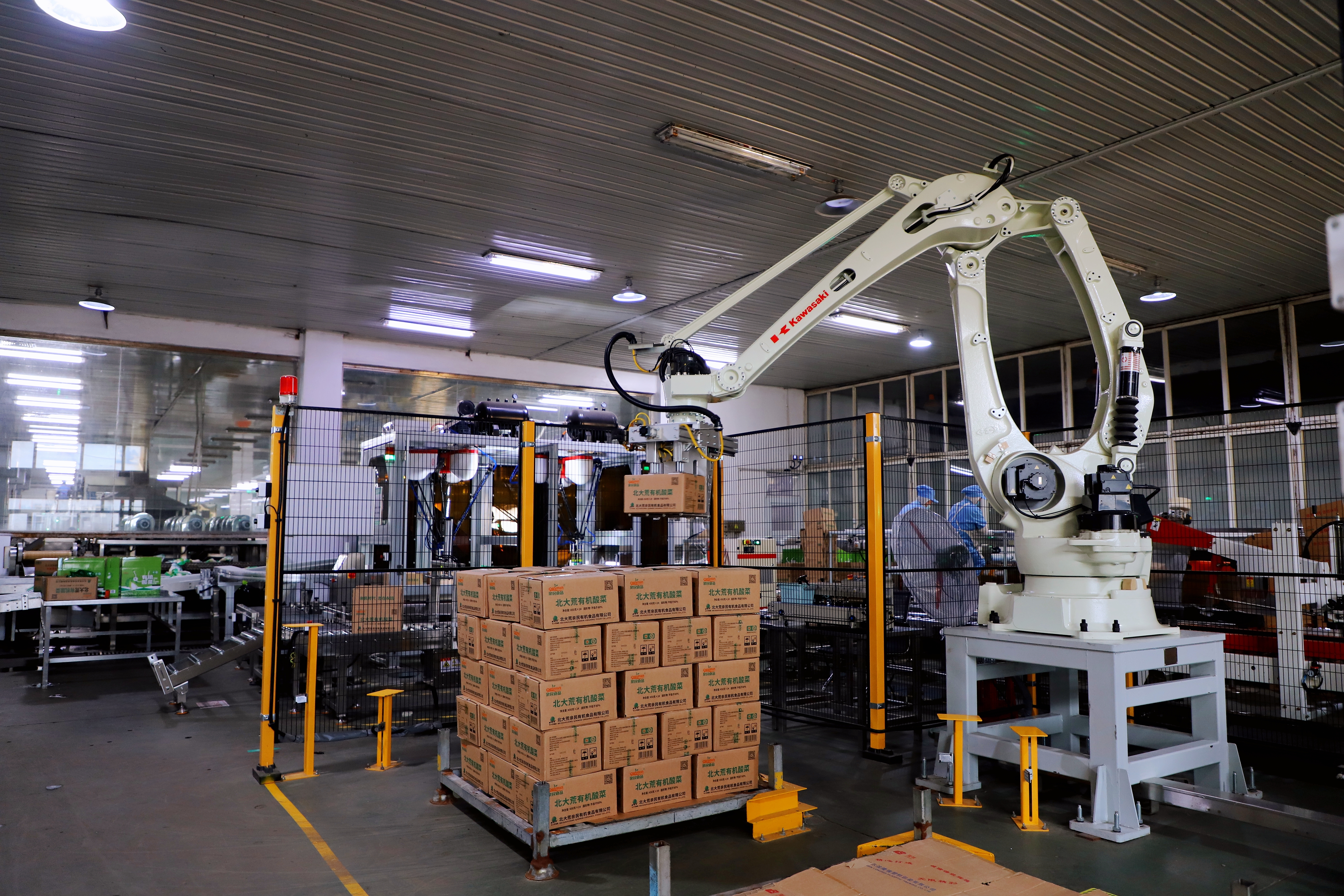 码垛机器人在码垛