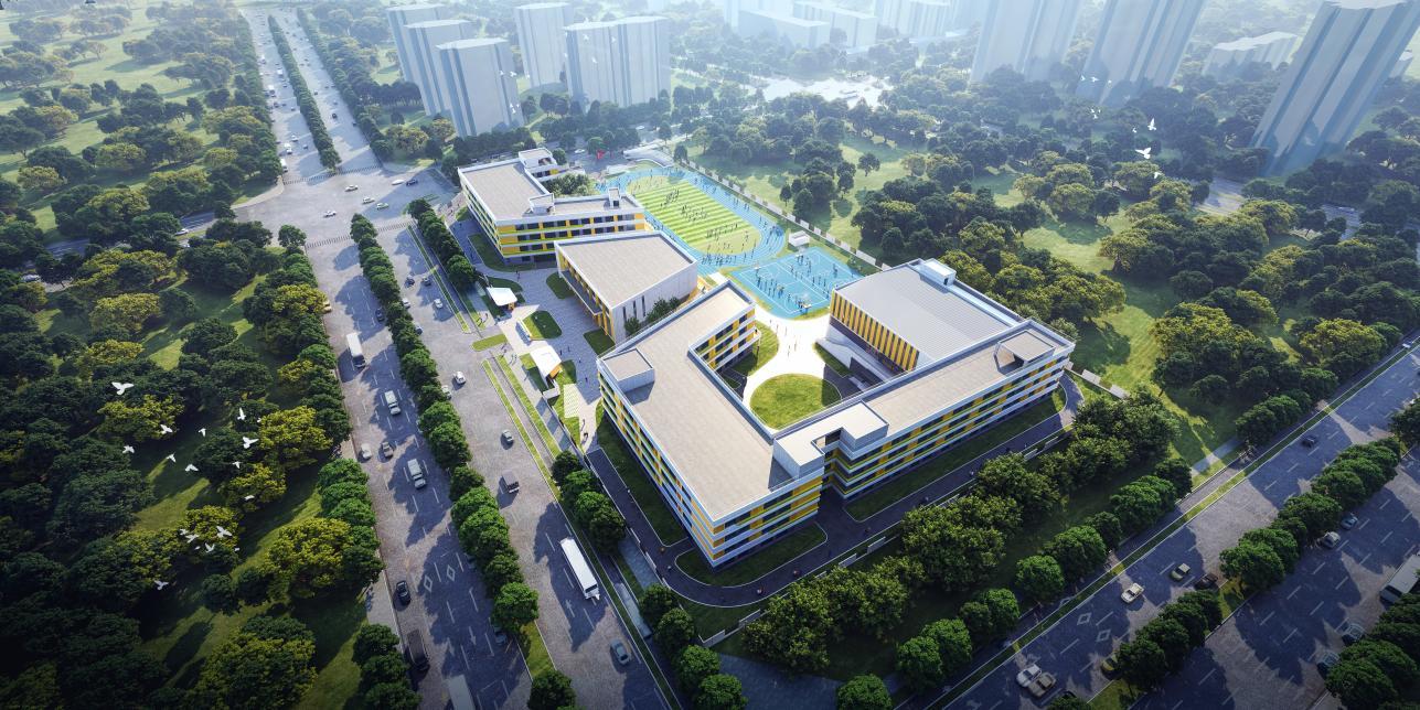 A5-01地块新建小学项目效果图