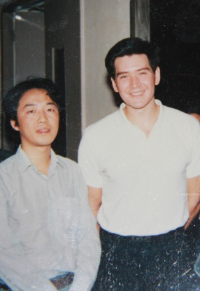 在央视春晚现场与费翔 (摄于2006年)