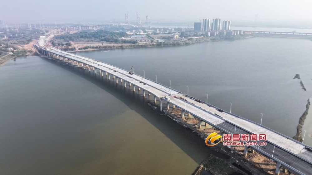 南昌隆兴大桥（下庄湖桥与金水大道连接段）12月底通车