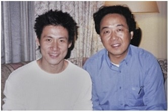 采访香港歌手张学友 (1998年摄)