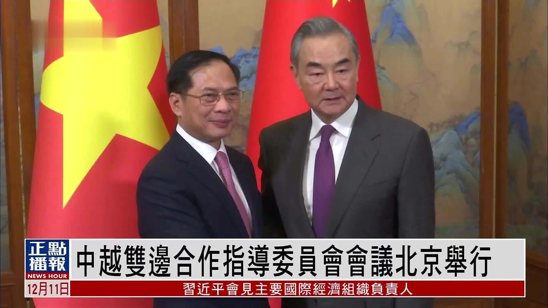 中越双边合作指导委员会会议北京举行