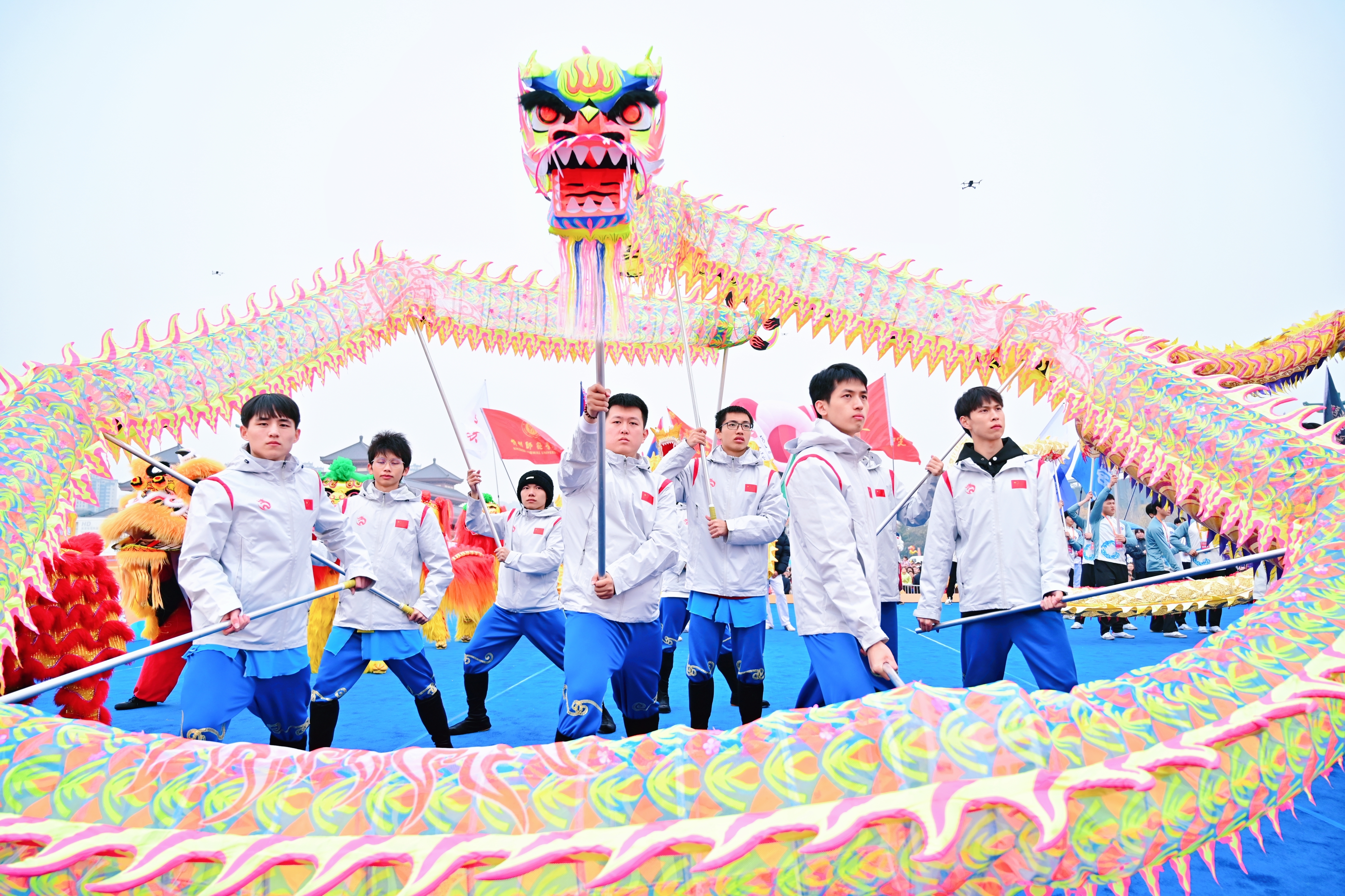 “吾悦杯”2024年国际(汉中)龙狮争霸赛暨传统体育活动周收官