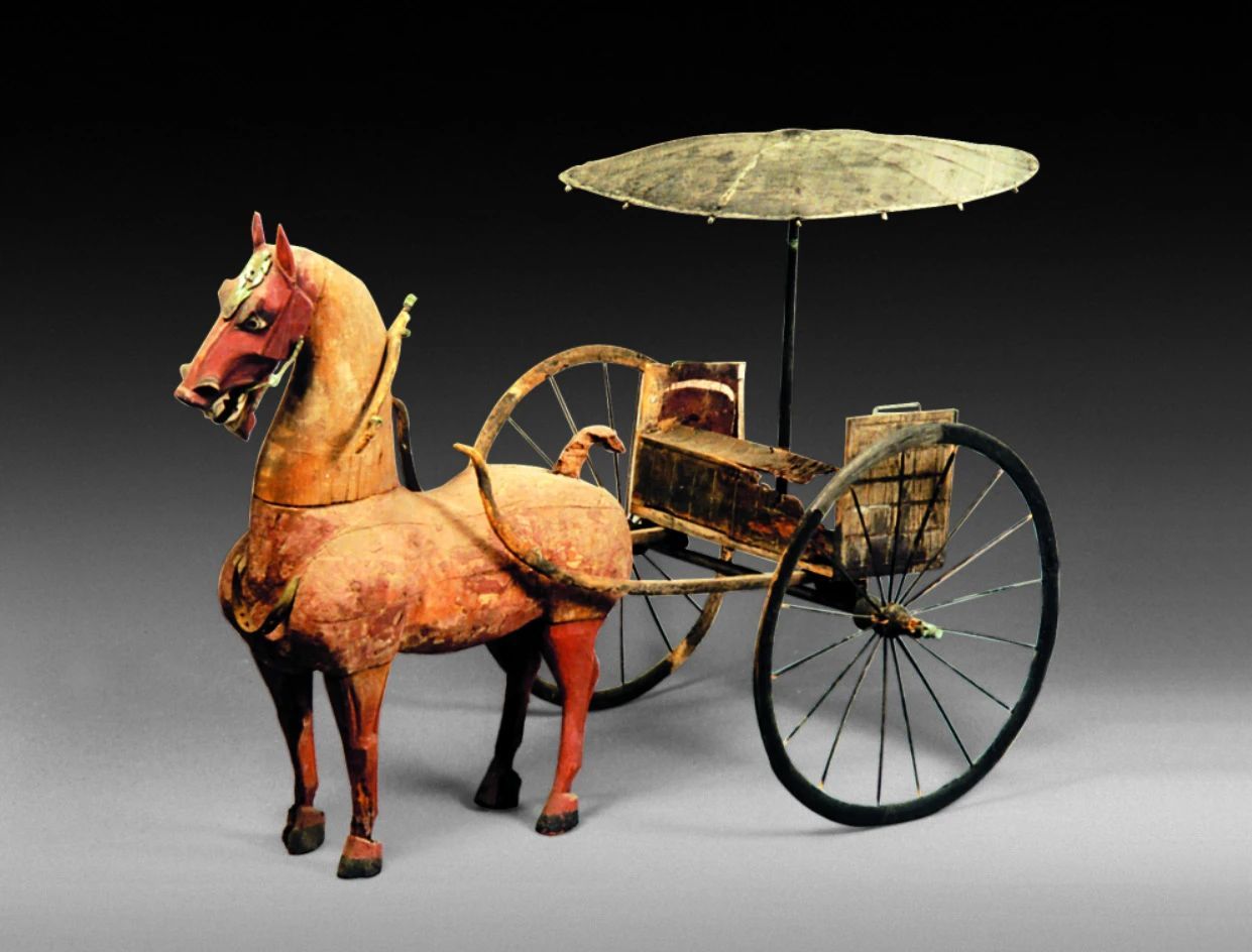 武威磨嘴子汉墓出土的汉代木轺车