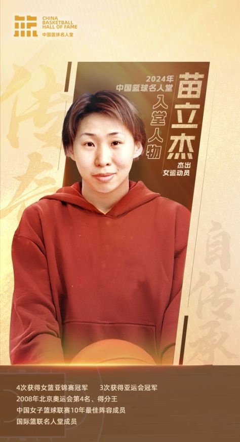 中国篮球名人堂海报