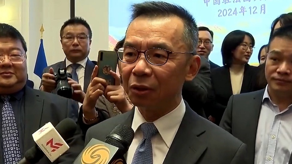 驻法大使卢沙野离任受访感谢凤凰，冀一起努力促进中法关系