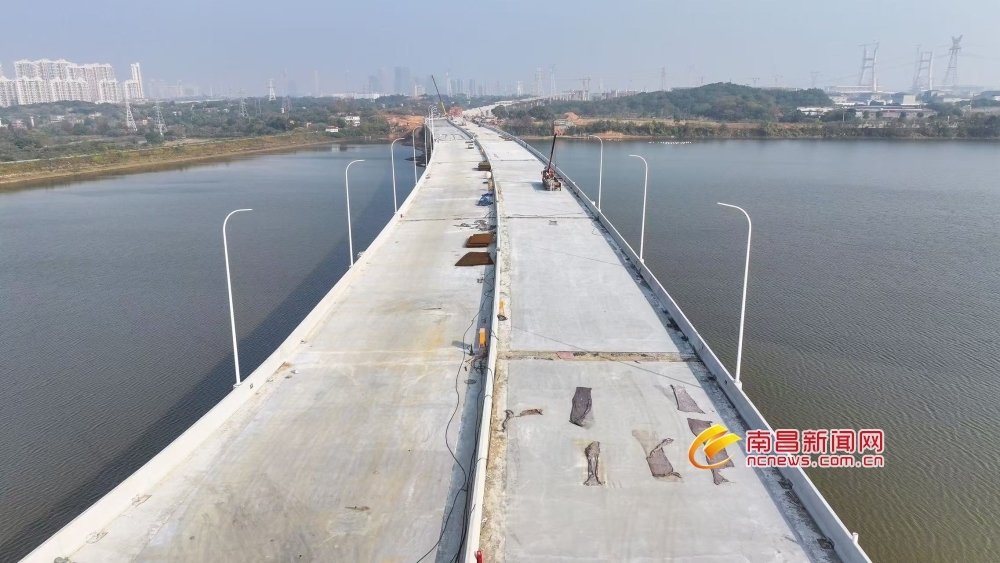 南昌隆兴大桥（下庄湖桥与金水大道连接段）12月底通车