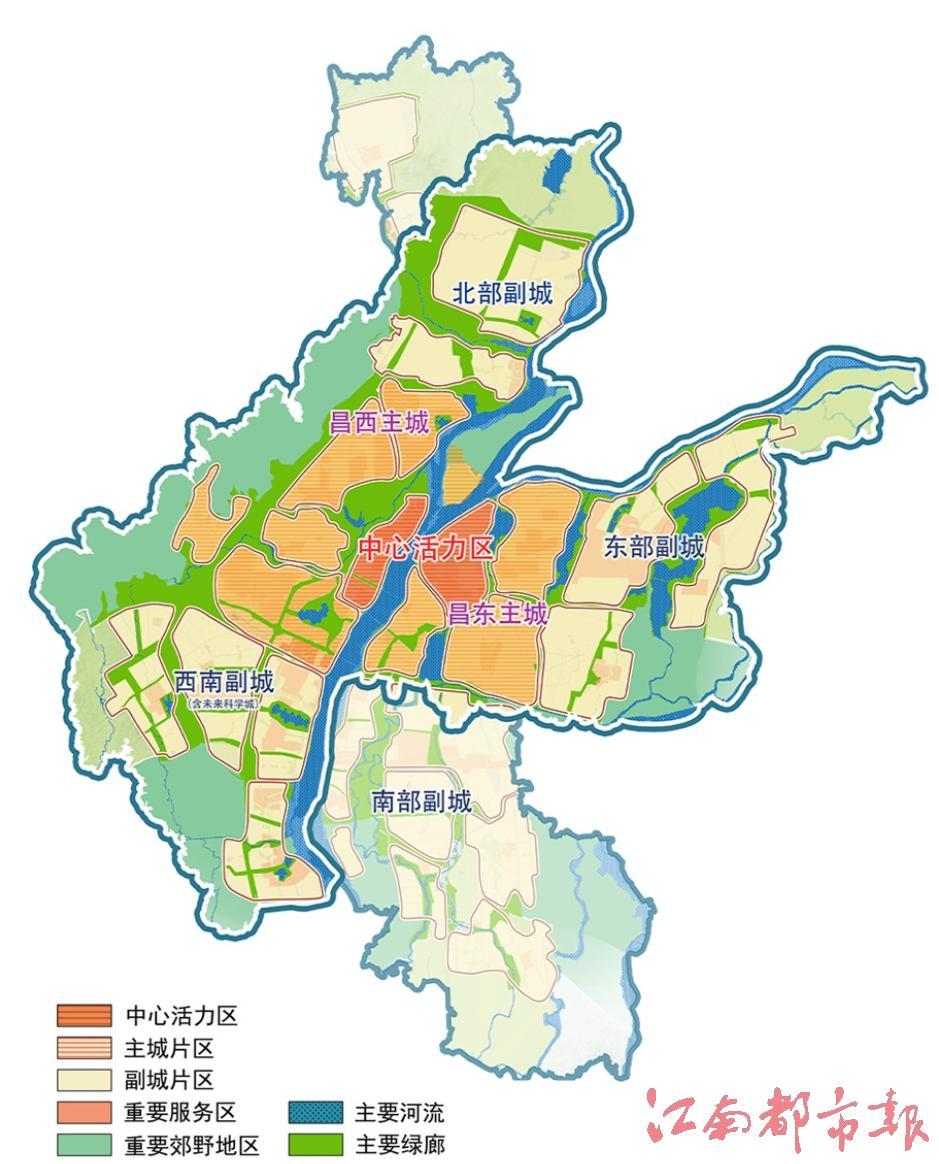 南昌空间发展蓝图出炉 2035年实现“124高铁交通圈”