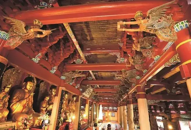 开元寺内的飞天