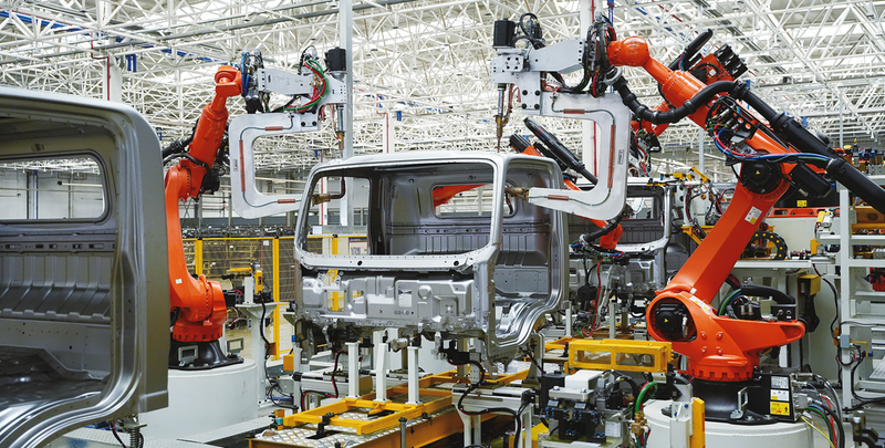 陕汽轻卡新平台焊接线