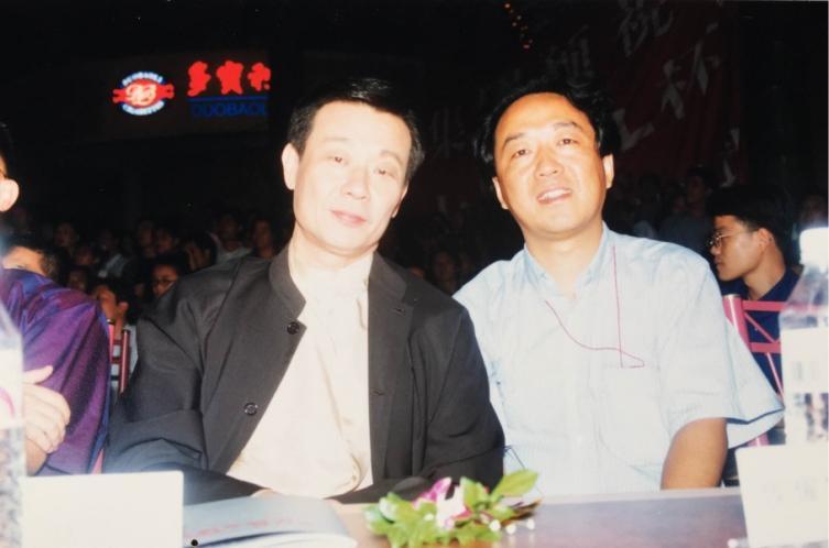 在珠海采访香港演员寇世勋 (1998年摄)