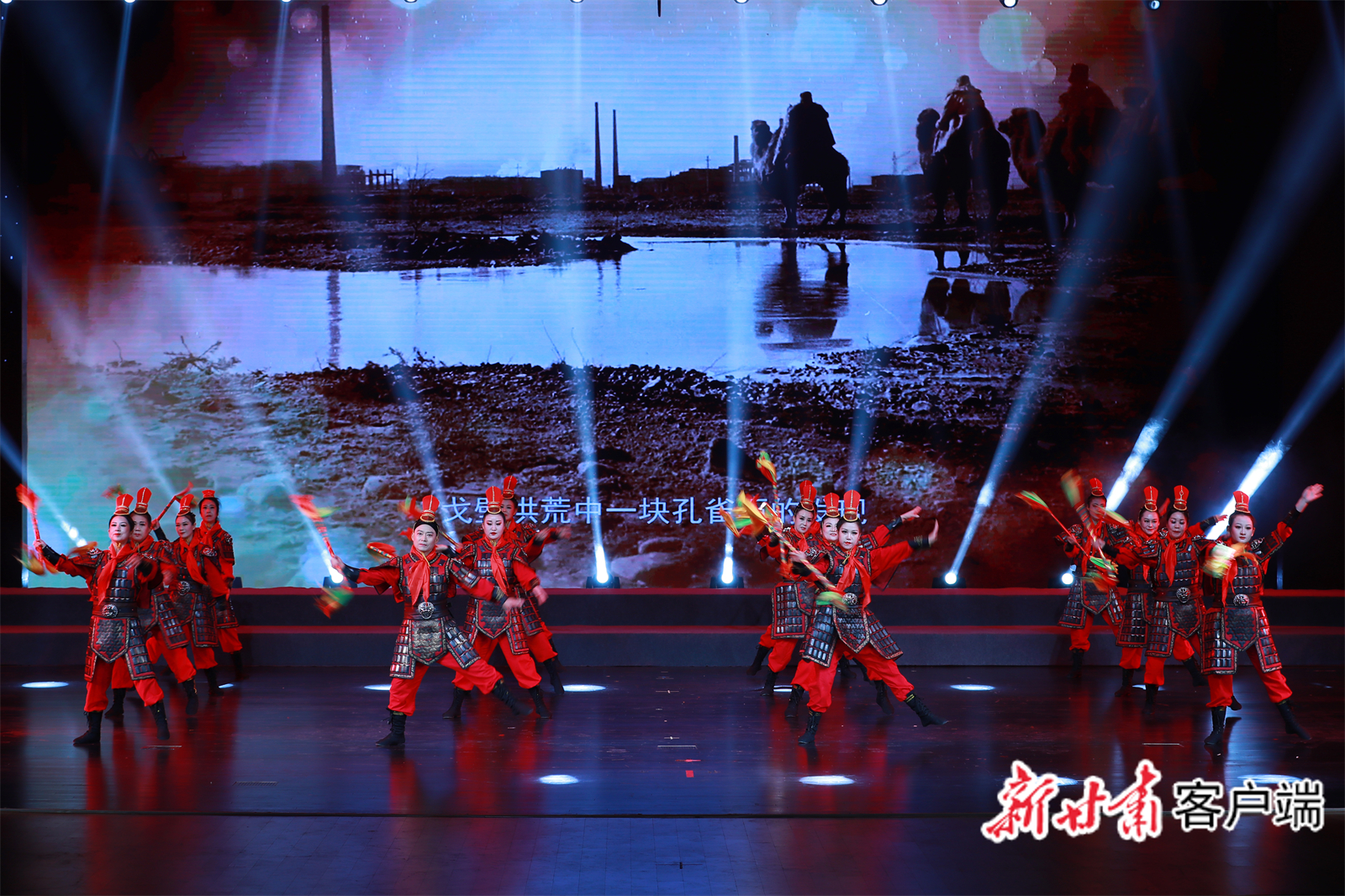 节子舞展示《节舞声声》　（本文图片均由新甘肃&middot;甘肃日报通讯员　陈坤拍摄）