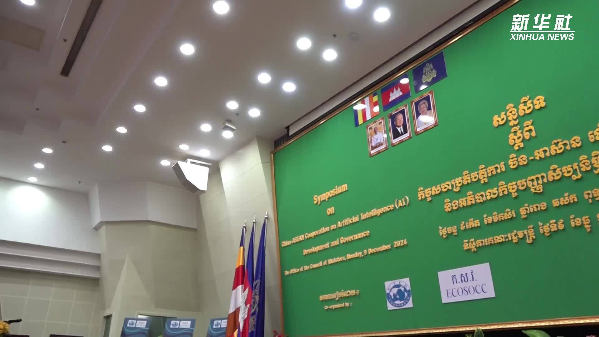 中国-东盟人工智能发展与治理合作研讨会在柬埔寨举办